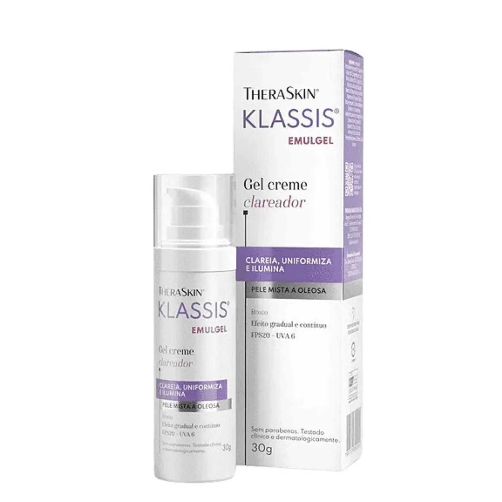 Clareador Facial Theraskin Klassis Emulgel 30g