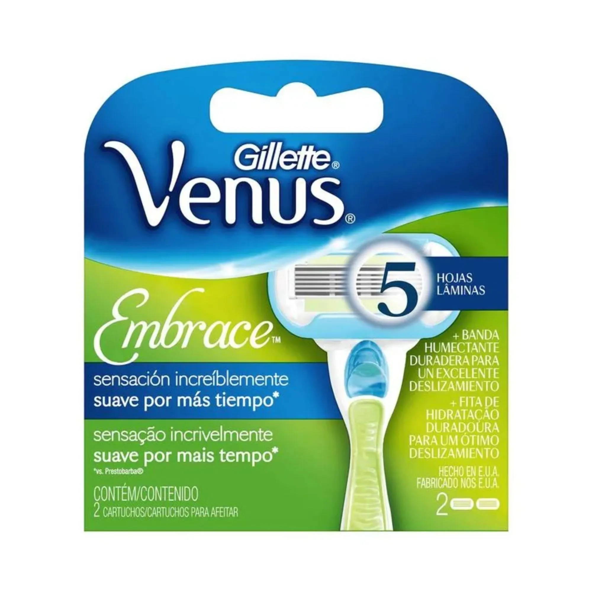 Carga Depilatória Gillette Venus Embrace 2 Unidades
