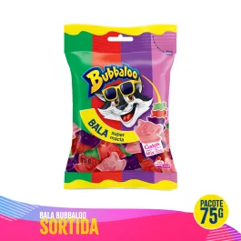 Bala Bubbaloo Gatos Sabores Mix 75g