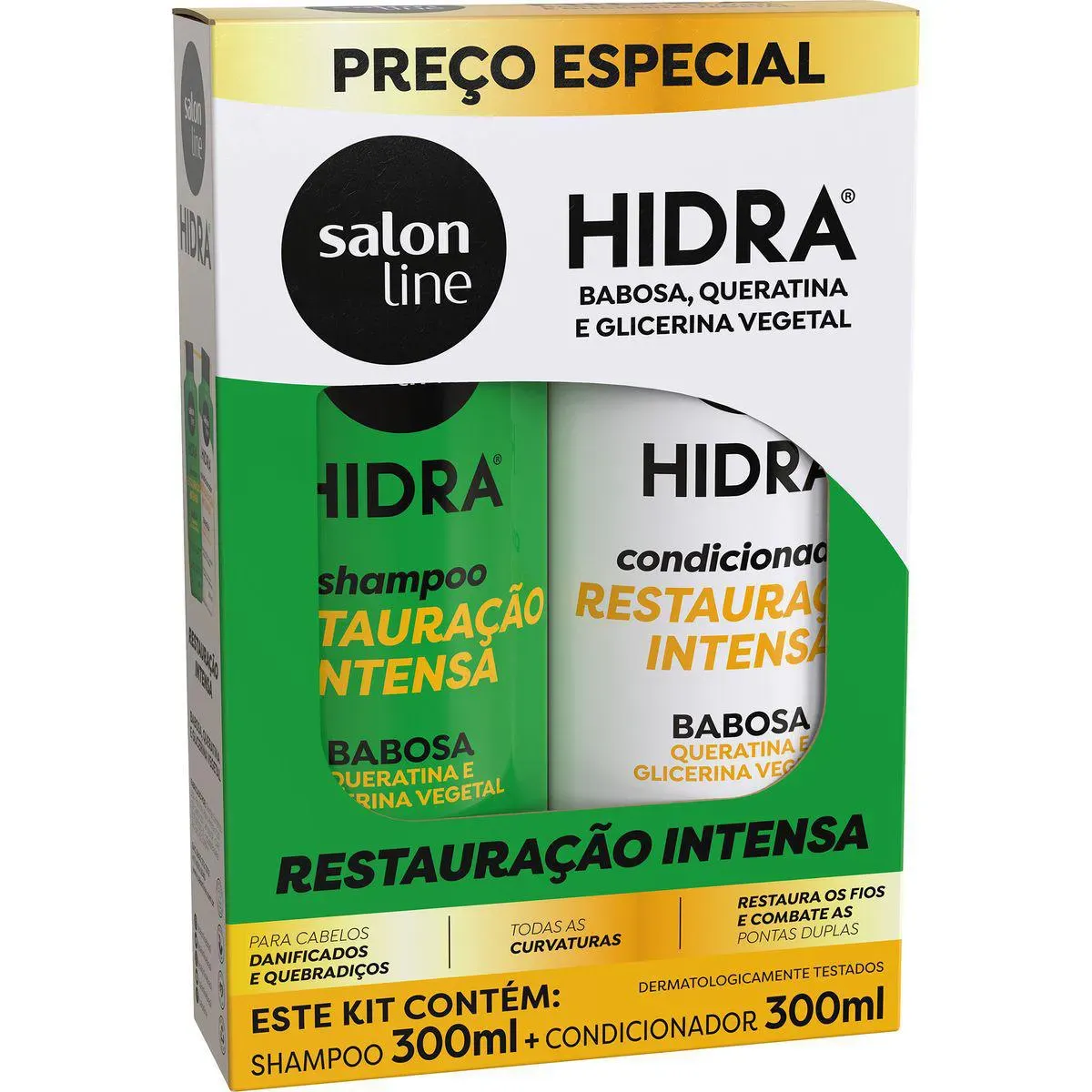 Kit Shampoo + Condicionador Salon Line Hidra Restauração Intensa 300ml