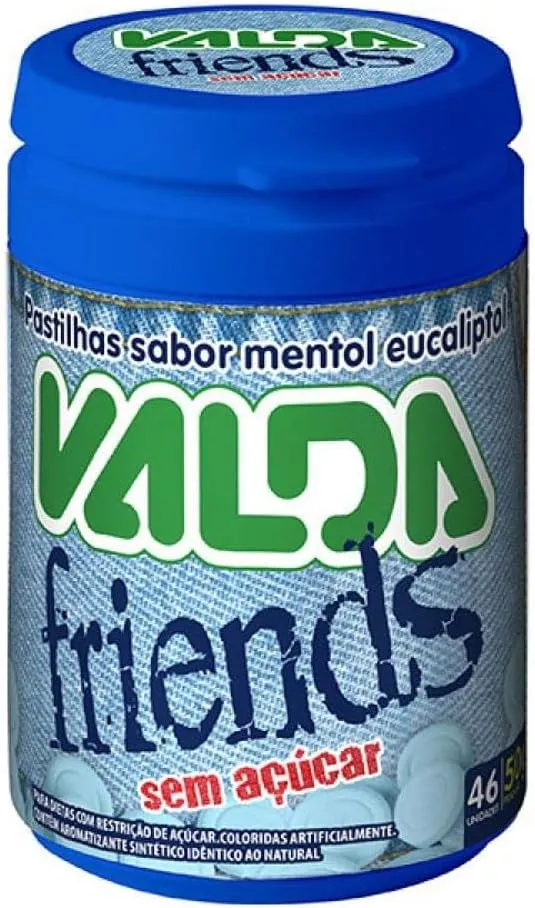 Pastilhas Valda Friends Sem Açúcar 50g