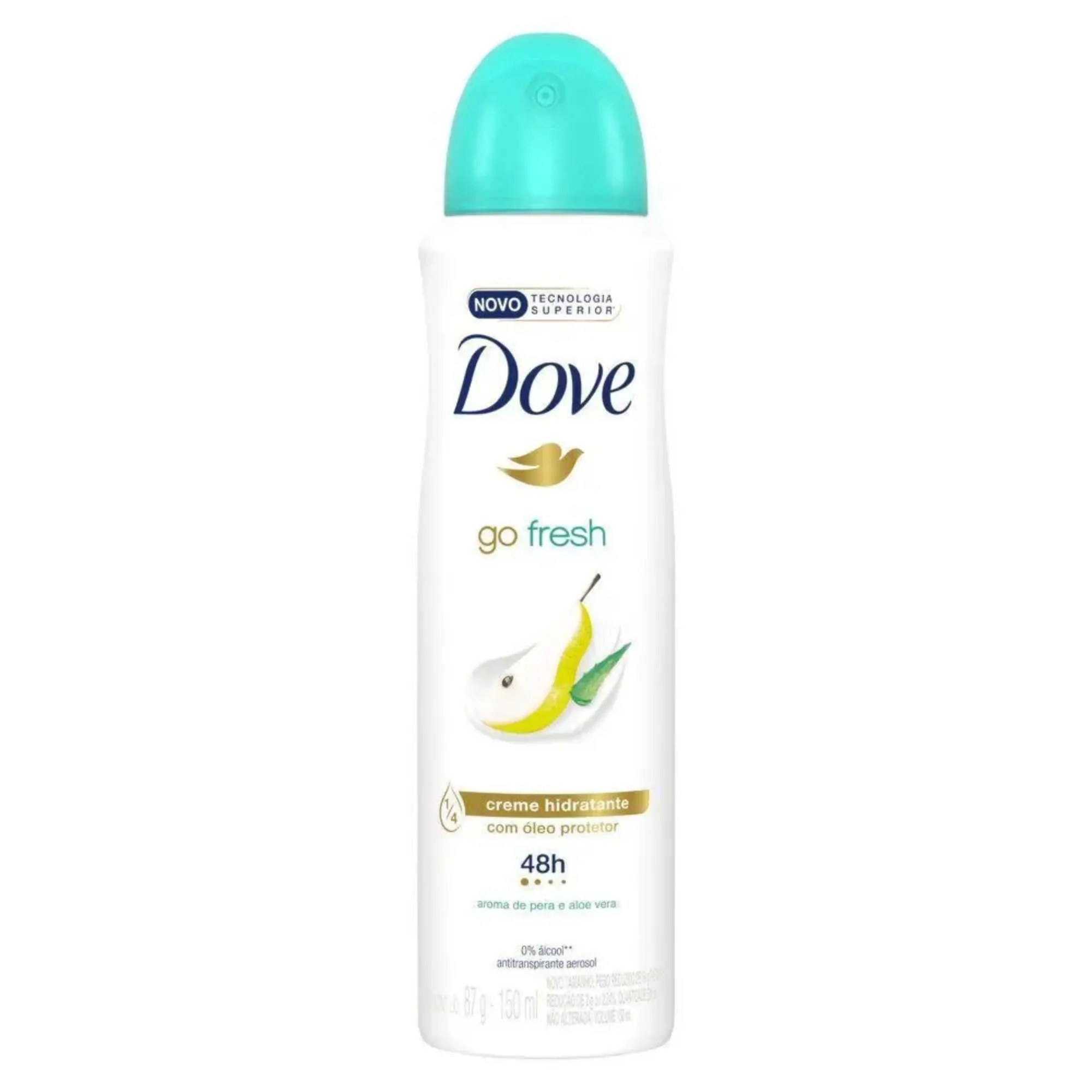Desodorante Aerossol Dove Go Fresh Pera & Aloe Vera 72h 150ml