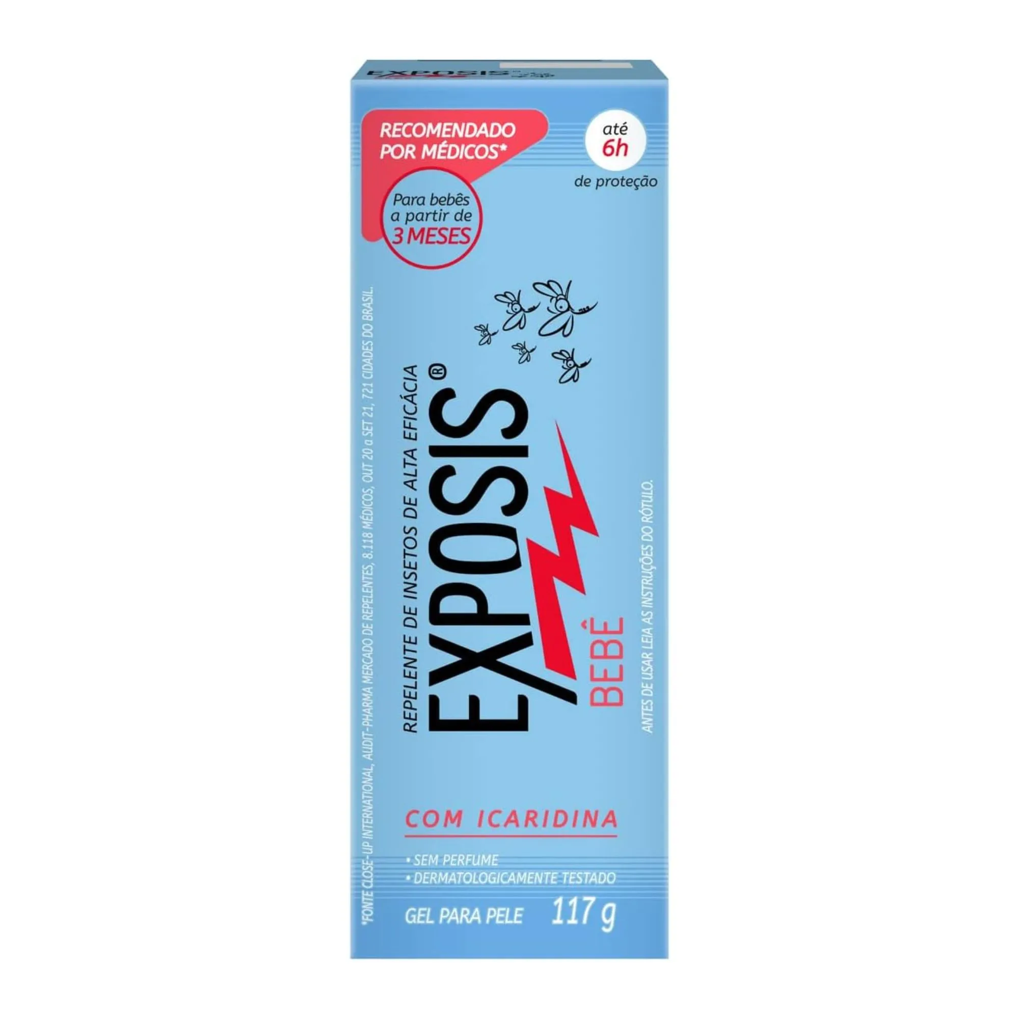 Repelente Em Gel Exposis Bebê 117ml