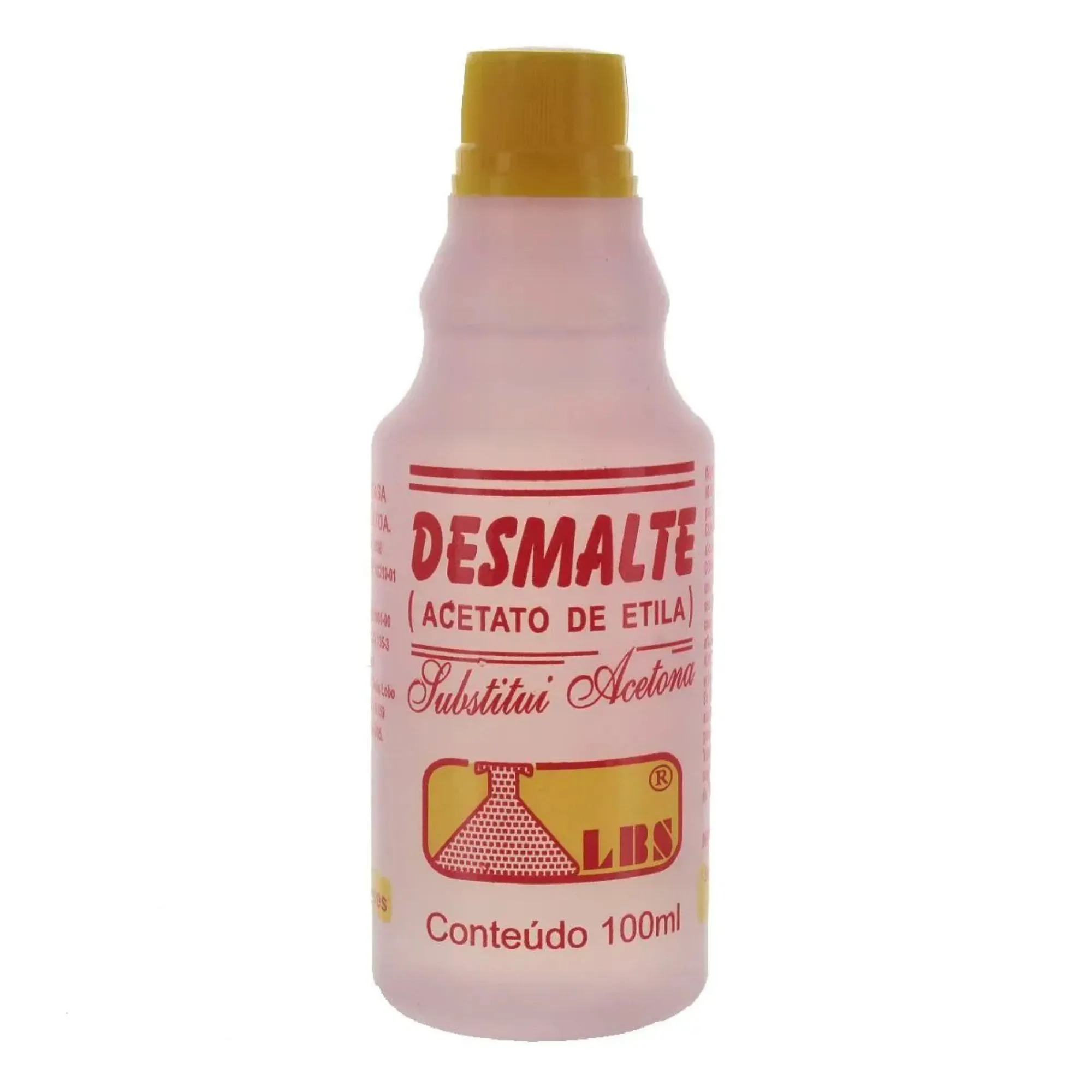 Removedor De Esmalte Desmalte Sem Acetona Lbs 100ml