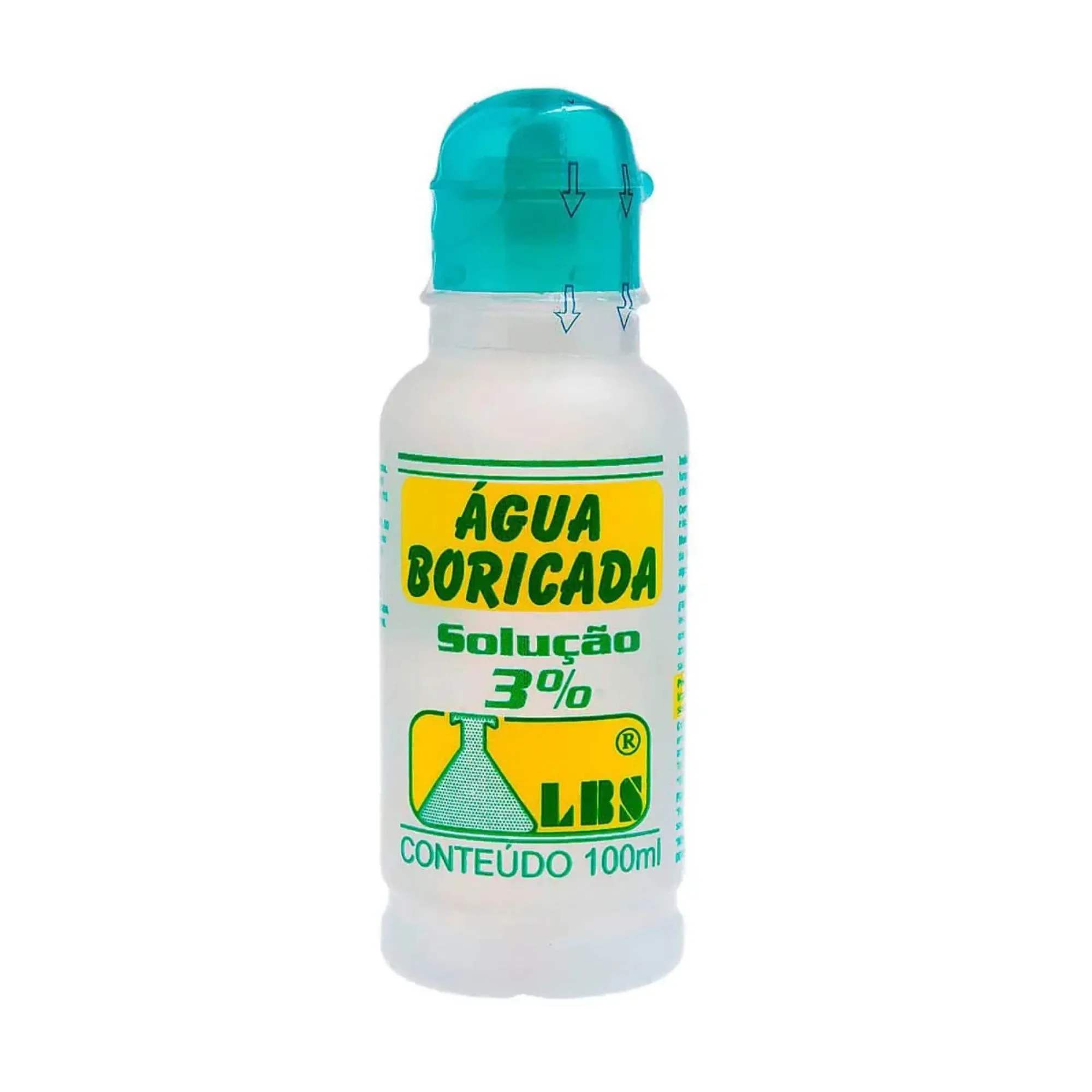 Água Boricada 3% Lbs Solução Gotas 100ml