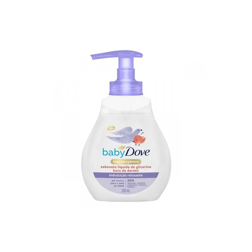 Sabonete Líquido Baby Dove Hidratação Relaxante Com 200ml