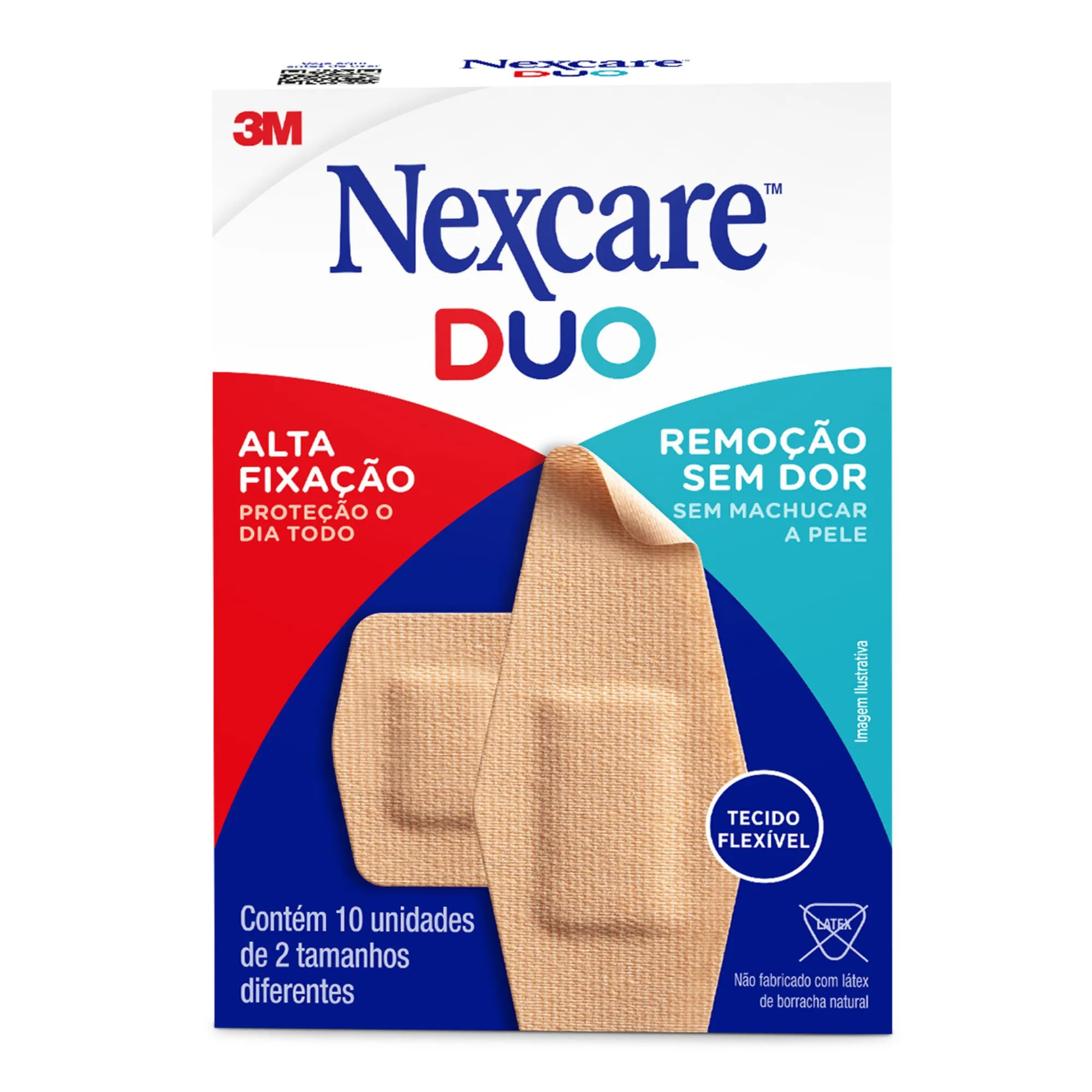 Curativo Nexcare Duo Joelho E Cotovelo 6 Unidades