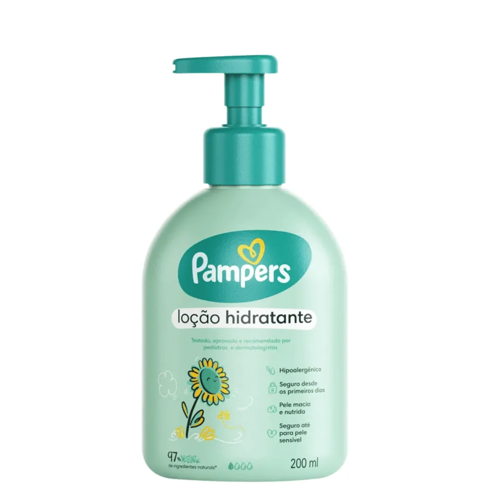Loção Hidratante Pampers Girassol 200ml