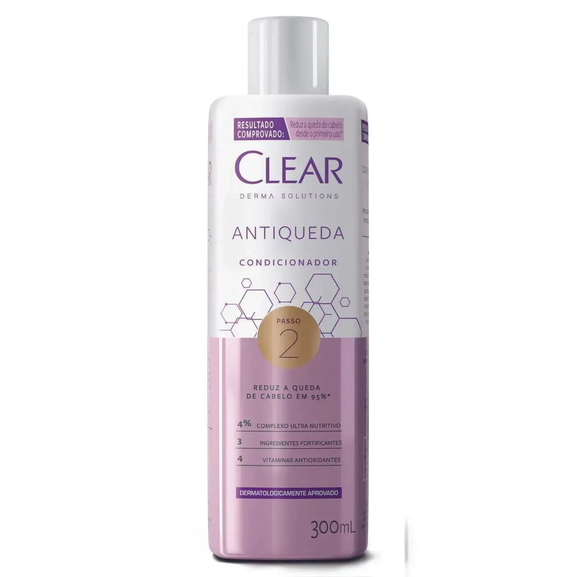 Condicionador Clear Derma Solutions Woman Antiqueda 300ml