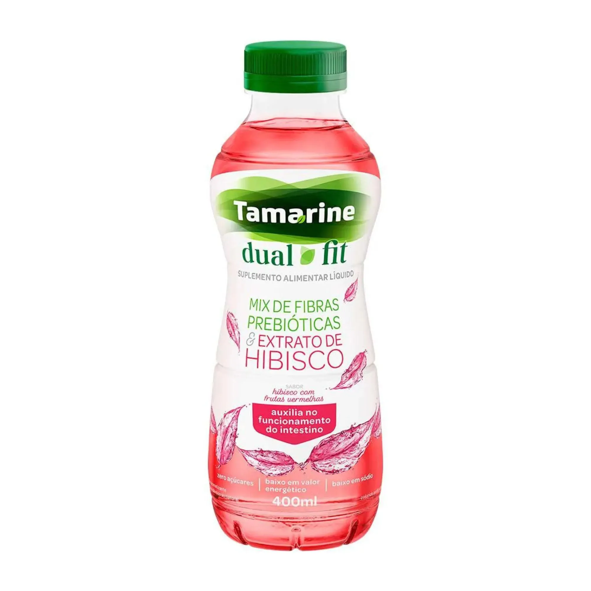 Suplemento Alimentar Tamarine Dual Fit Sabor Hibisco Com Frutas Vermelhas 400ml
