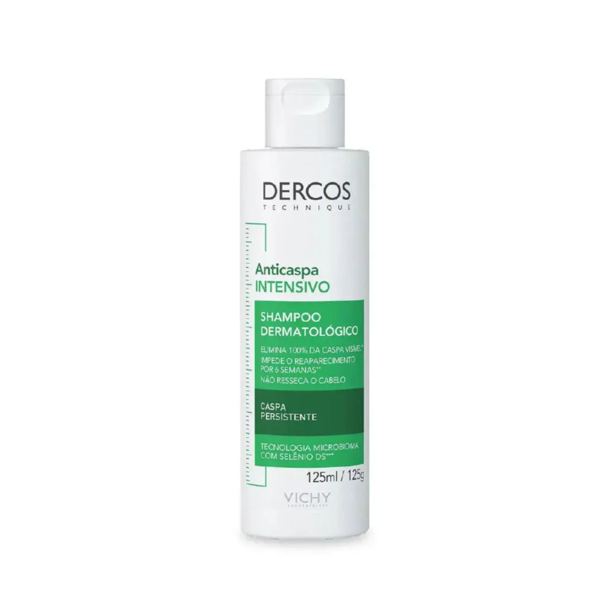 Shampoo Anticaspa Dercos Vichy Cabelos Secos 125g