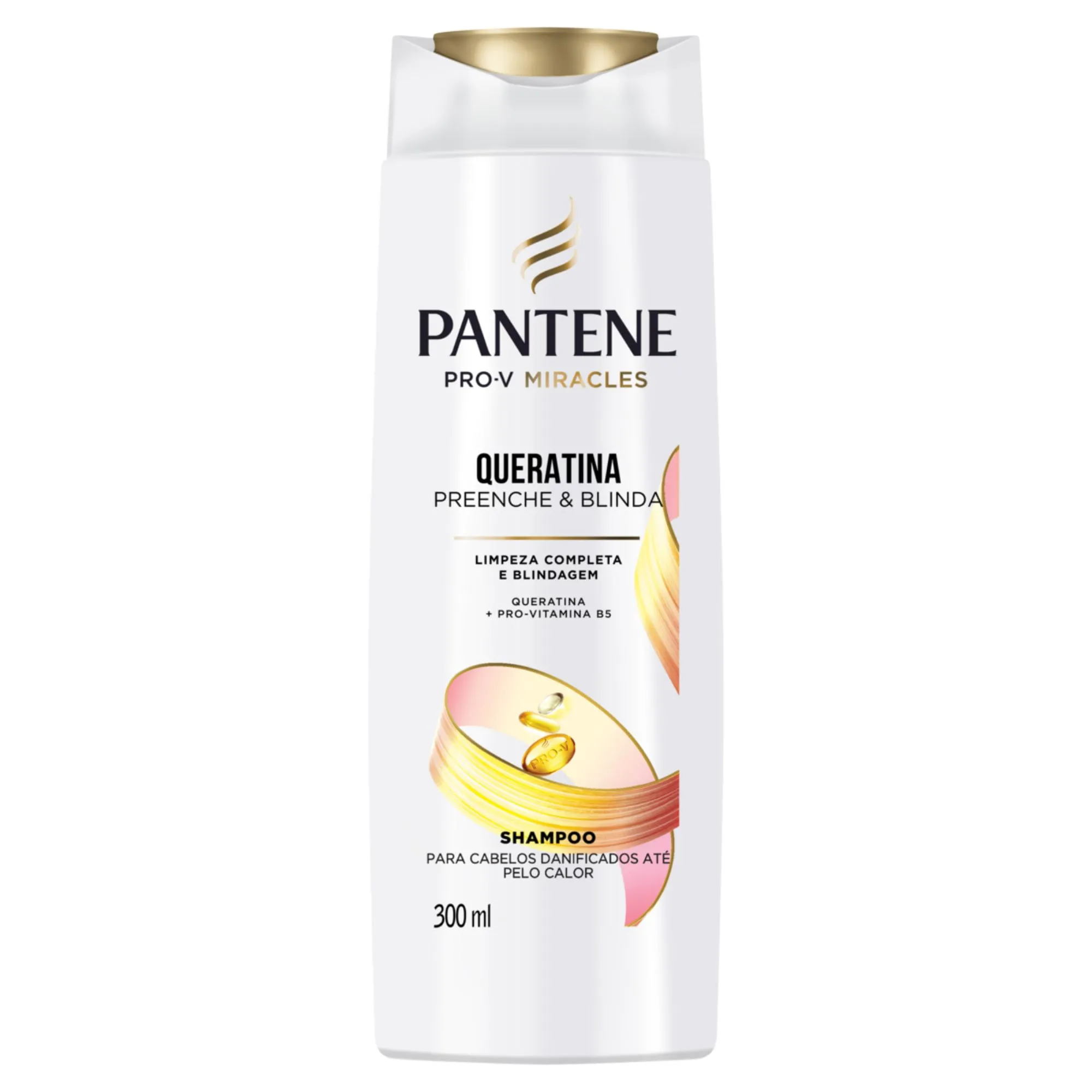 Shampoo Pantene Pro-v Miracles Queratina Preenche & Blinda 300ml