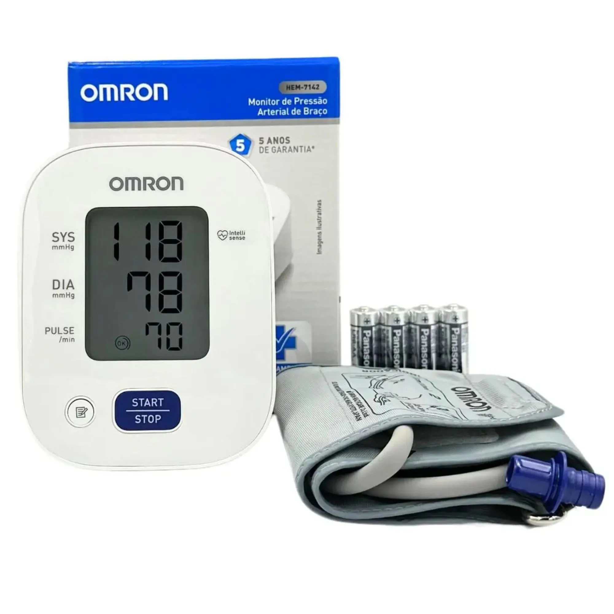 Aparelho De Pressão Arterial De Braço Hem-7142-br Omron