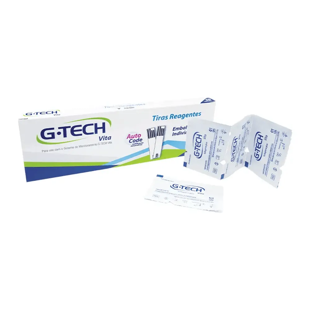 Tiras Reagentes G-tech Vita 50 Unidades