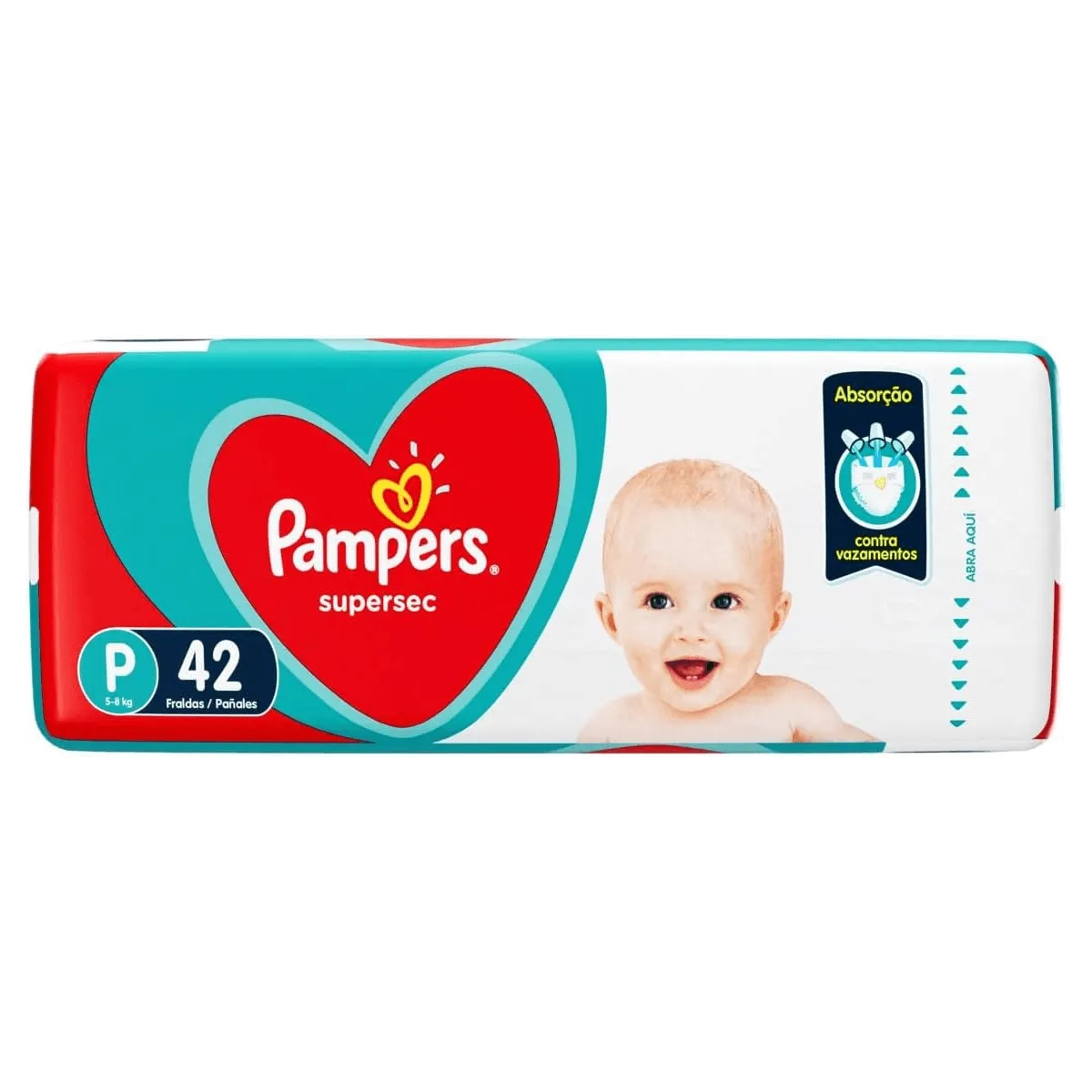 Fralda Pampers Supersec P 42 Unidades