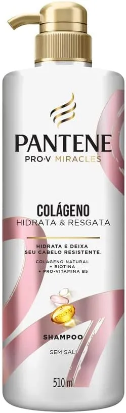 Shampoo Uso Diario Pantene Hidrata & Resgata 510ml