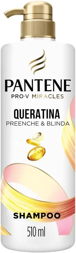Shampoo Pantene Pro-v Miracles Queratina Preenche & Blinda 510ml
