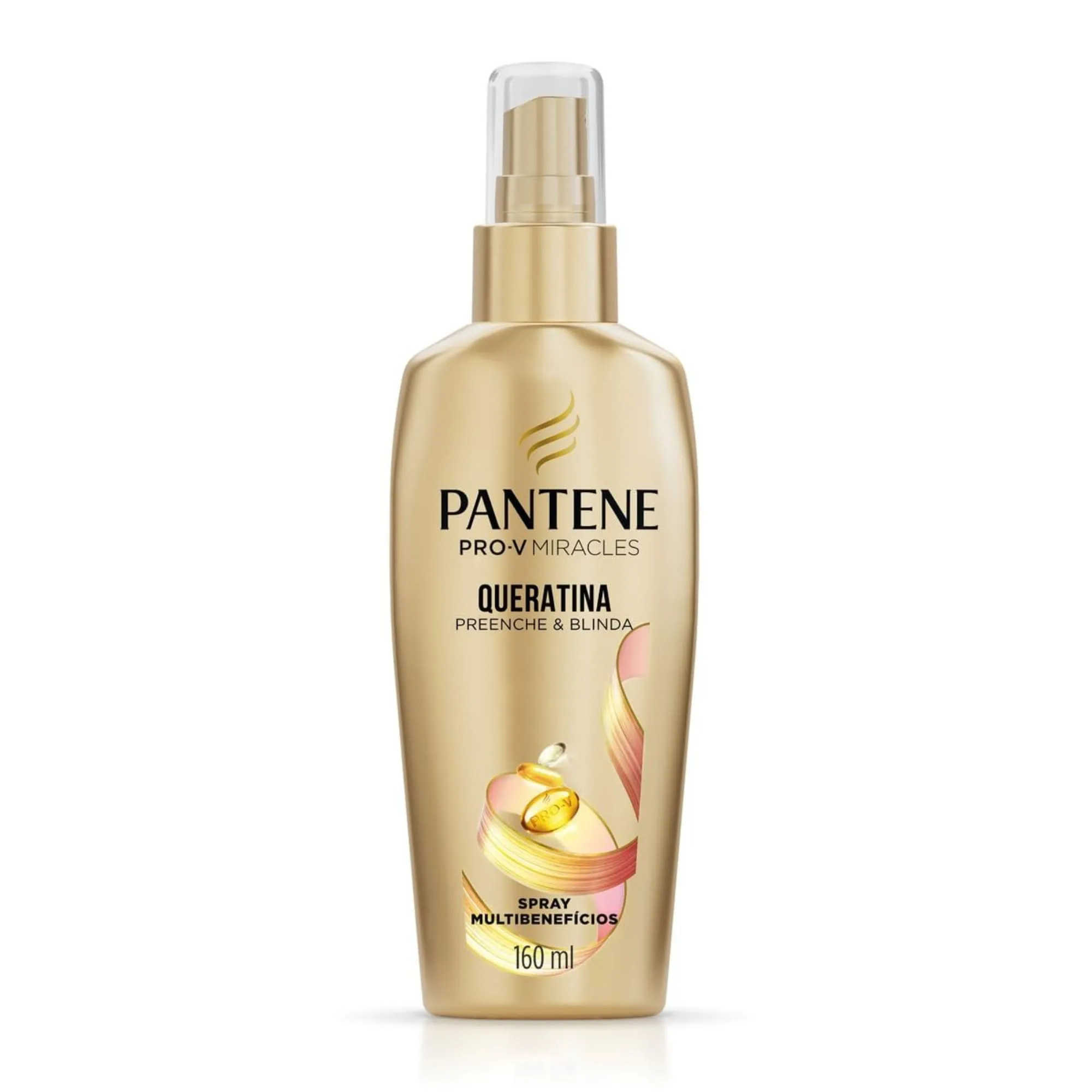 Spray Protetor Térmico Multibenefícios Pantene Miracles Queratina 160ml