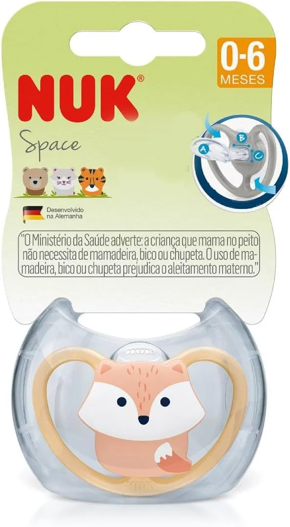 Chupeta Com Bico Em Silicone Space 0 A 6 Meses Nuk