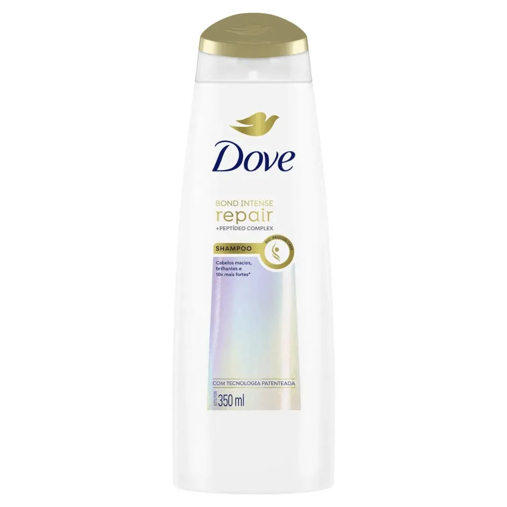 Shampoo Dove Bond Intense Repair + Petídeo Complex 350ml