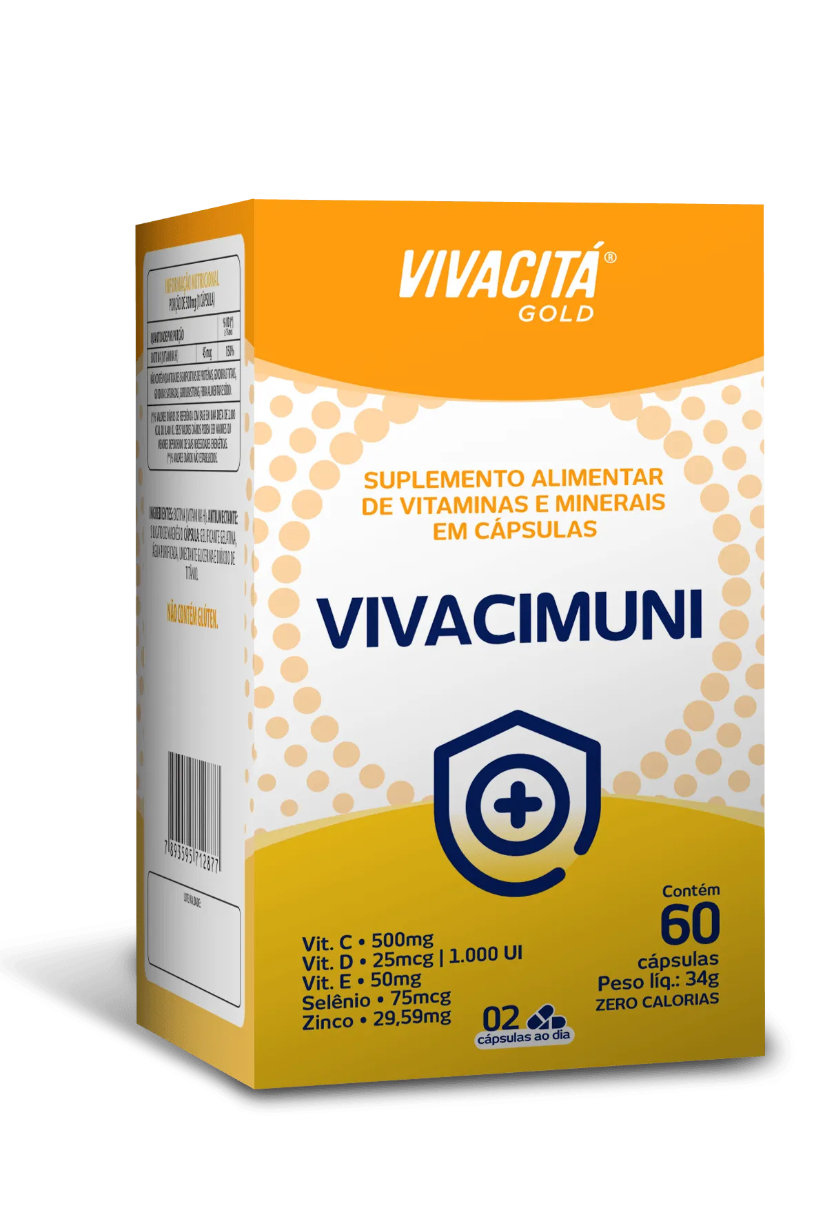 Vivacimuni Vivacitá Gold 60 Cápsulas