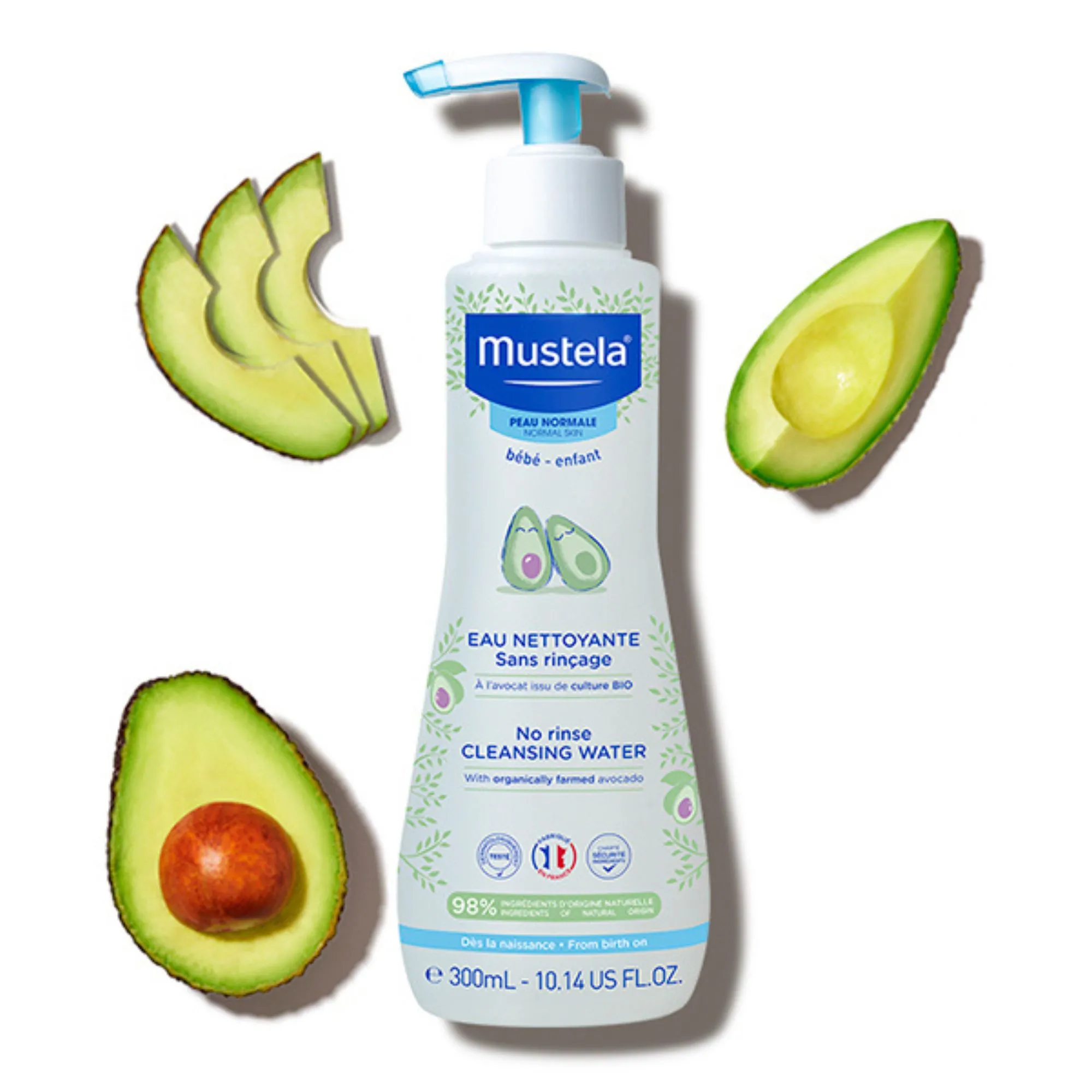 Água De Limpeza Mustela Bebê Sem Enxágue 300ml