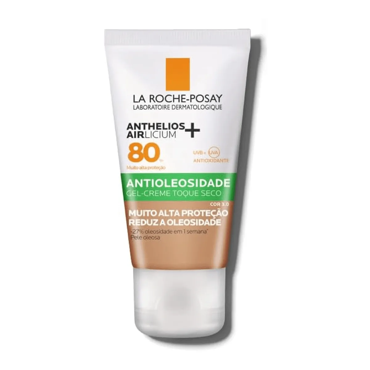 Protetor Solar Facial Anthelios Air+ Fps80 Antioleosidade Cor 3.0 40g