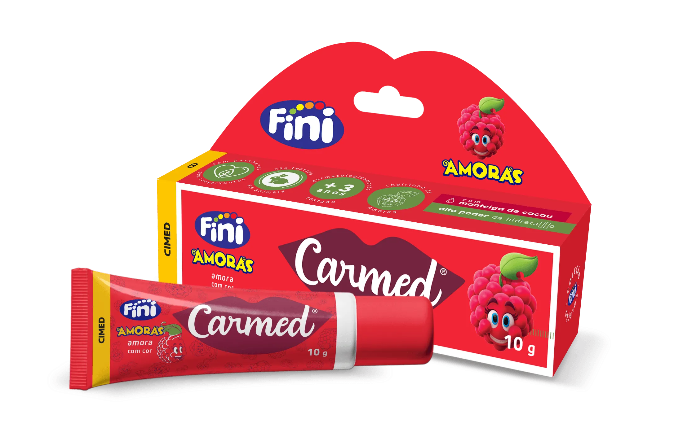 Carmed Fini Amoras Com Cor 10g
