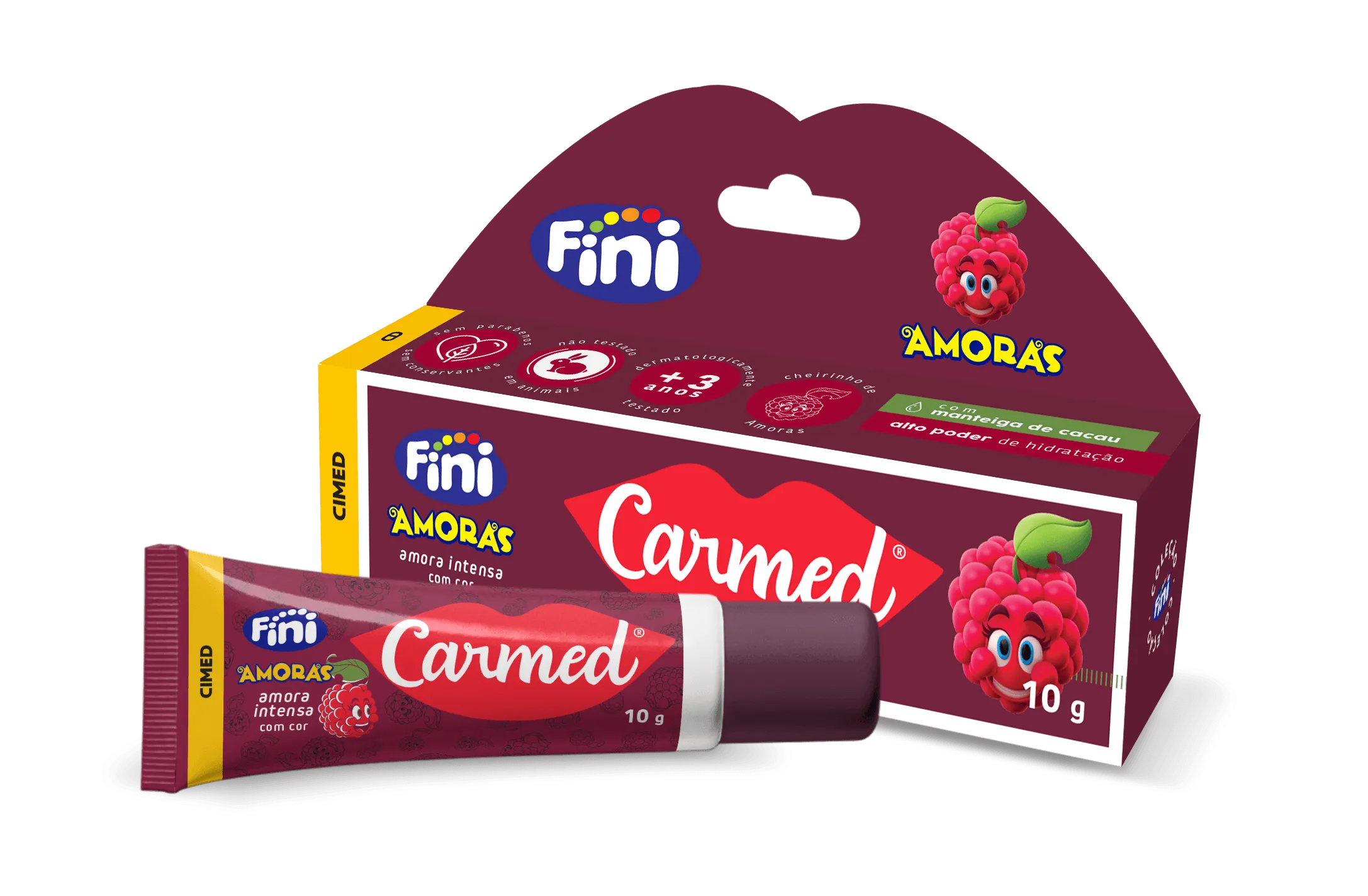 Carmed Fini Amoras Intensa Com Cor 10g