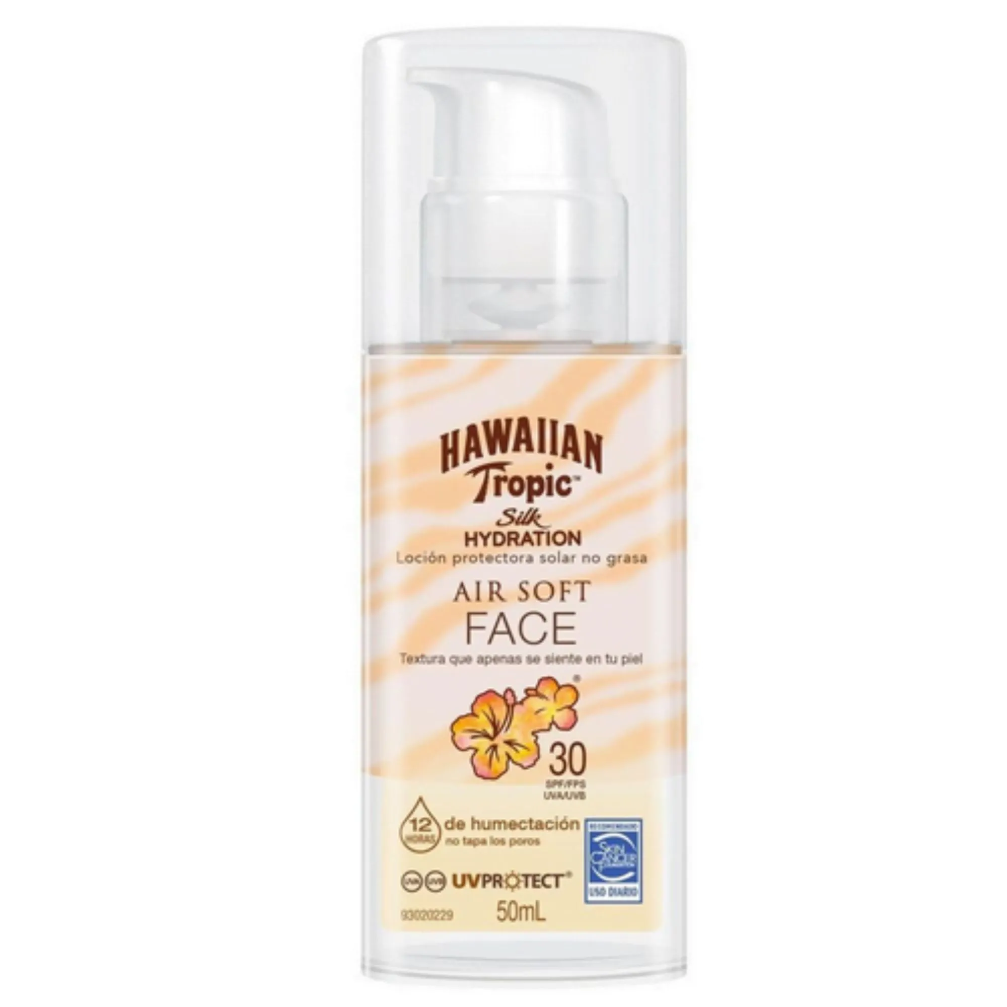 Protetor Solar Facial Hawaiian Tropic Air Soft Fps 30 50ml