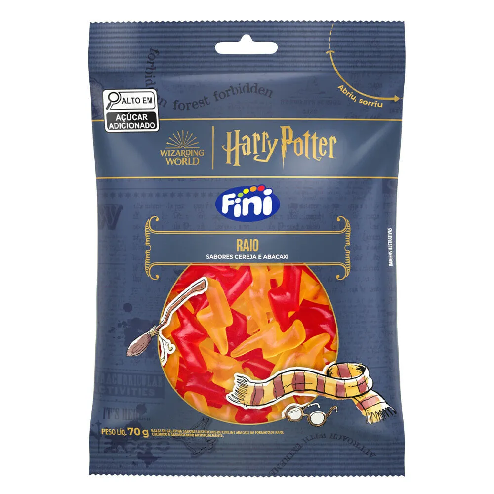 Bala Fini Harry Potter Raio 70g