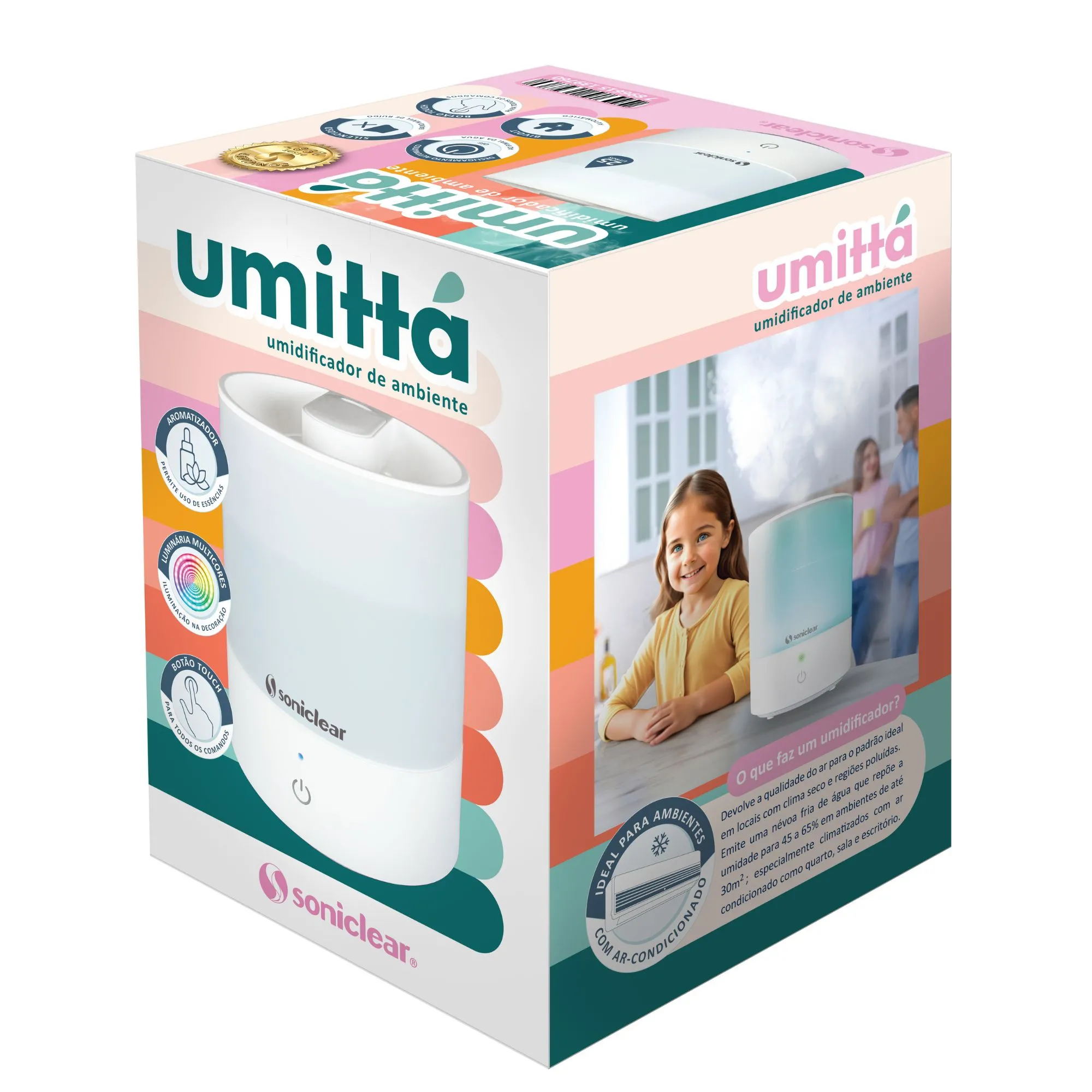 Umidificador Ultrassônico Umittá 2,5l