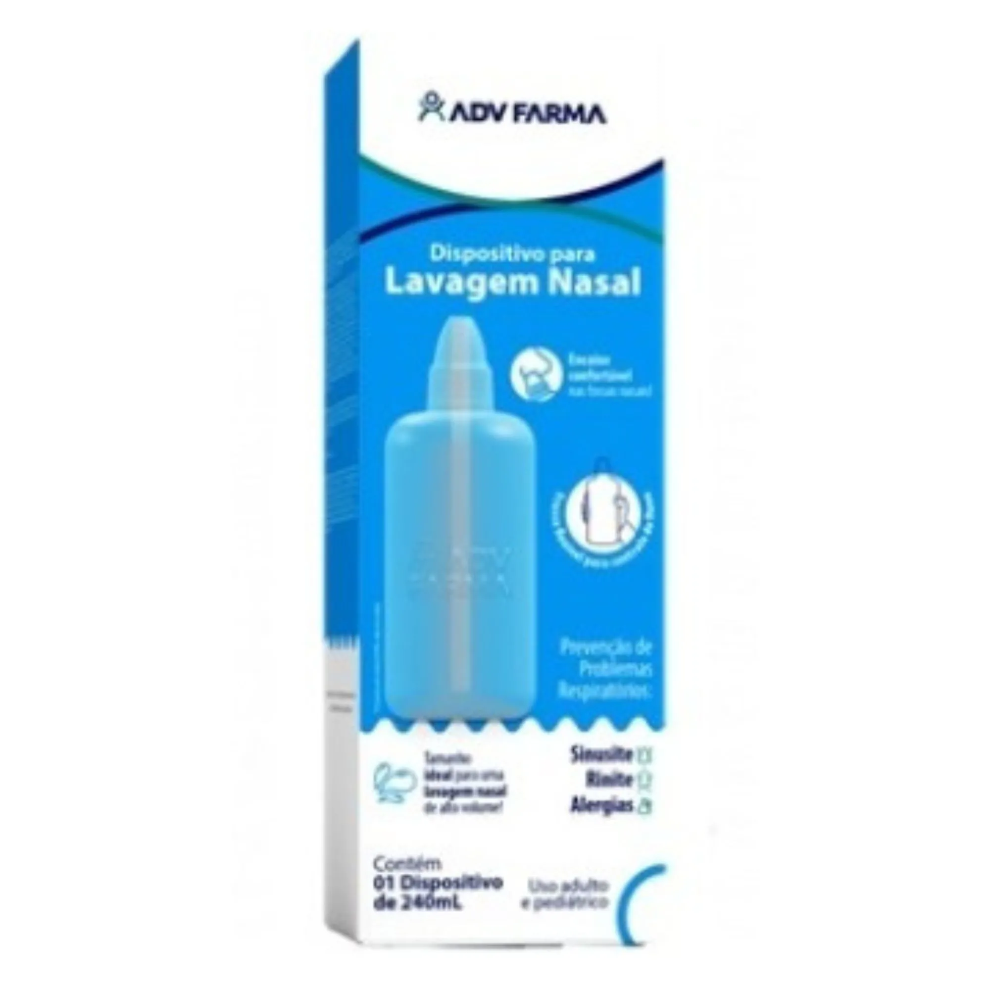 Dispositivo Para Lavagem Nasal Adv 240ml