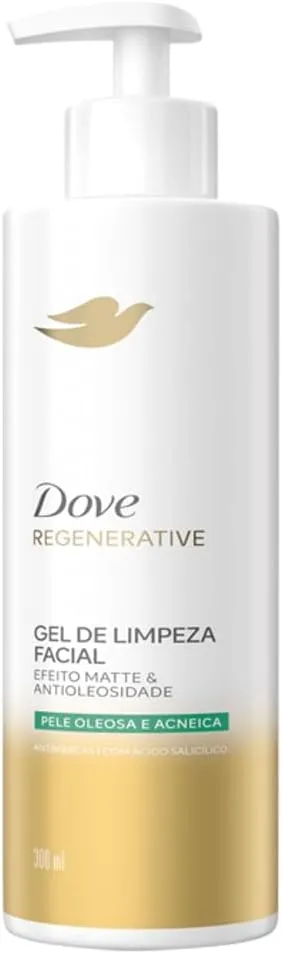Gel De Limpeza Facial Dove Regenerative Oleosidade & Efeito Matte 300ml