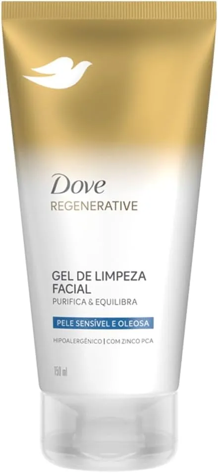 Gel De Limpeza Facial Dove Regenerative Purifica & Equilibra 150ml
