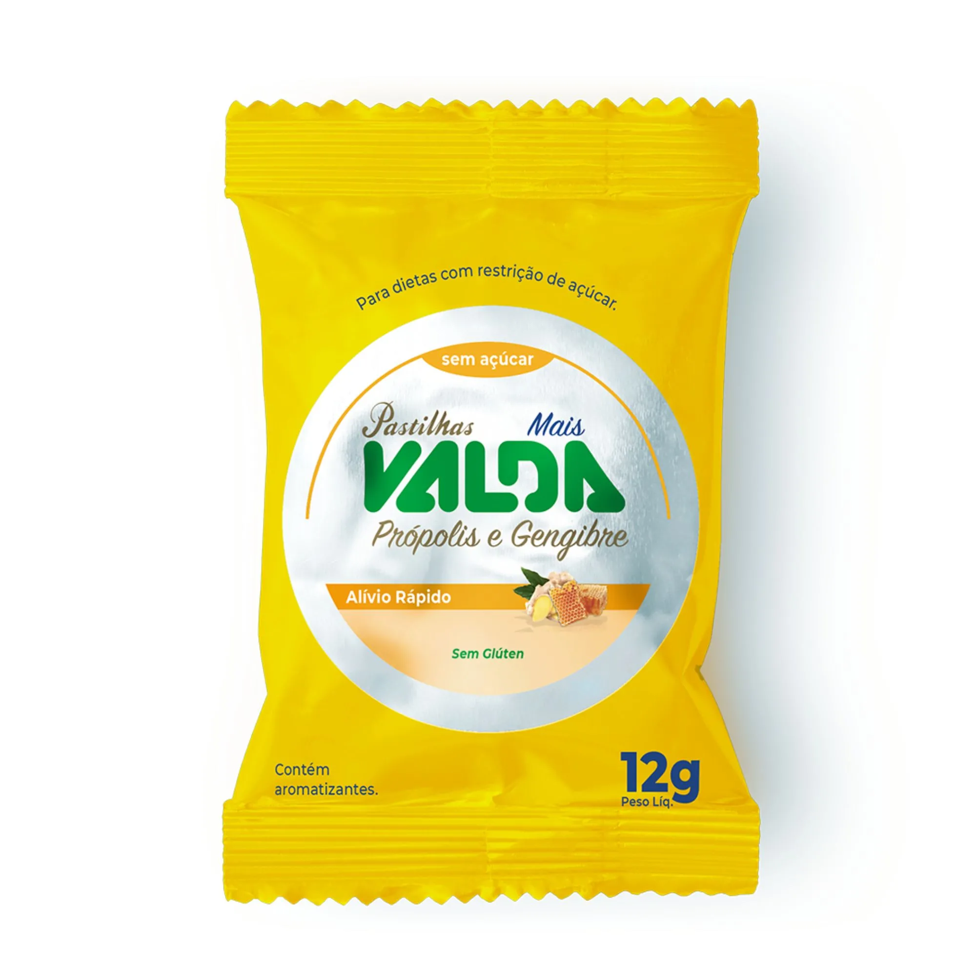 Pastilhas Valda Mais Própolis & Gengibre 12g