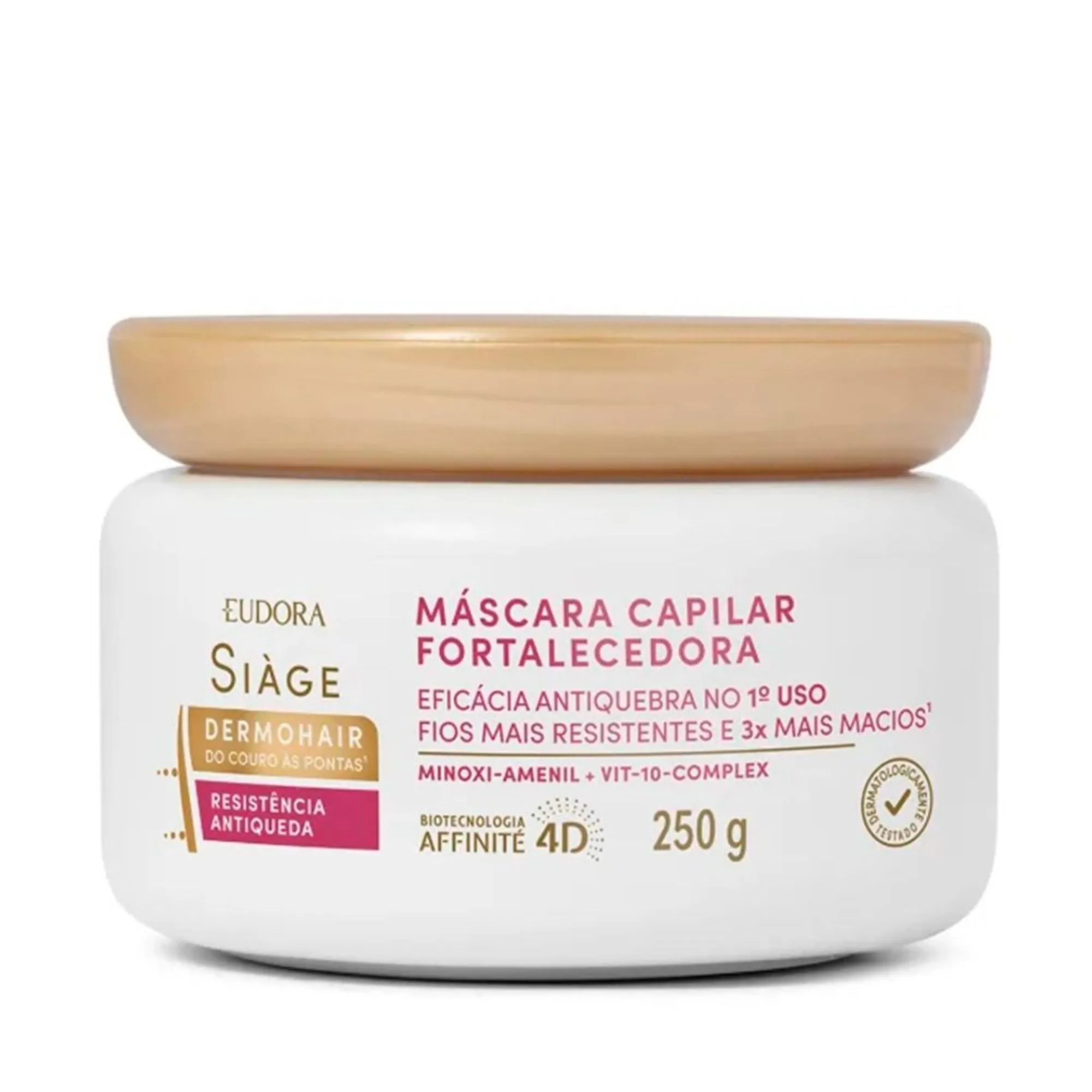Máscara Capilar Eudora Siàge Dermohair Resistência Antiqueda 250g