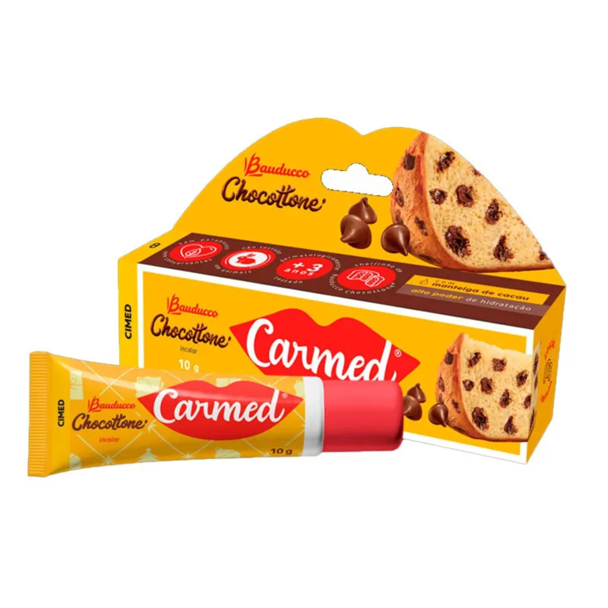 Hidratante Labial Carmed Bauducco Chocottone 10g