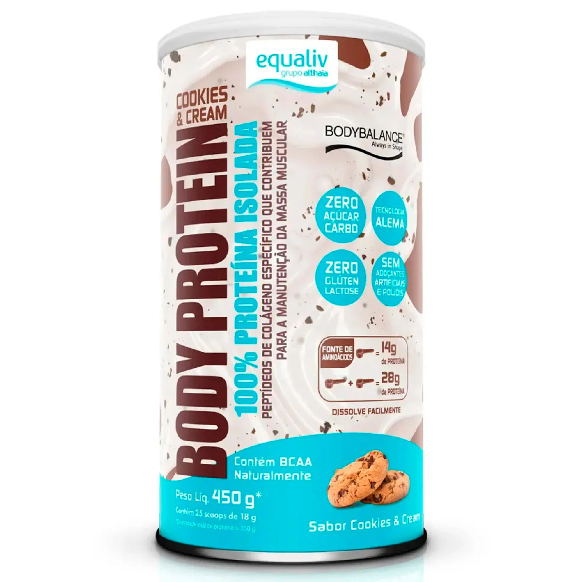 Body Protein Equaliv Sabor Cookies E Cream 450g