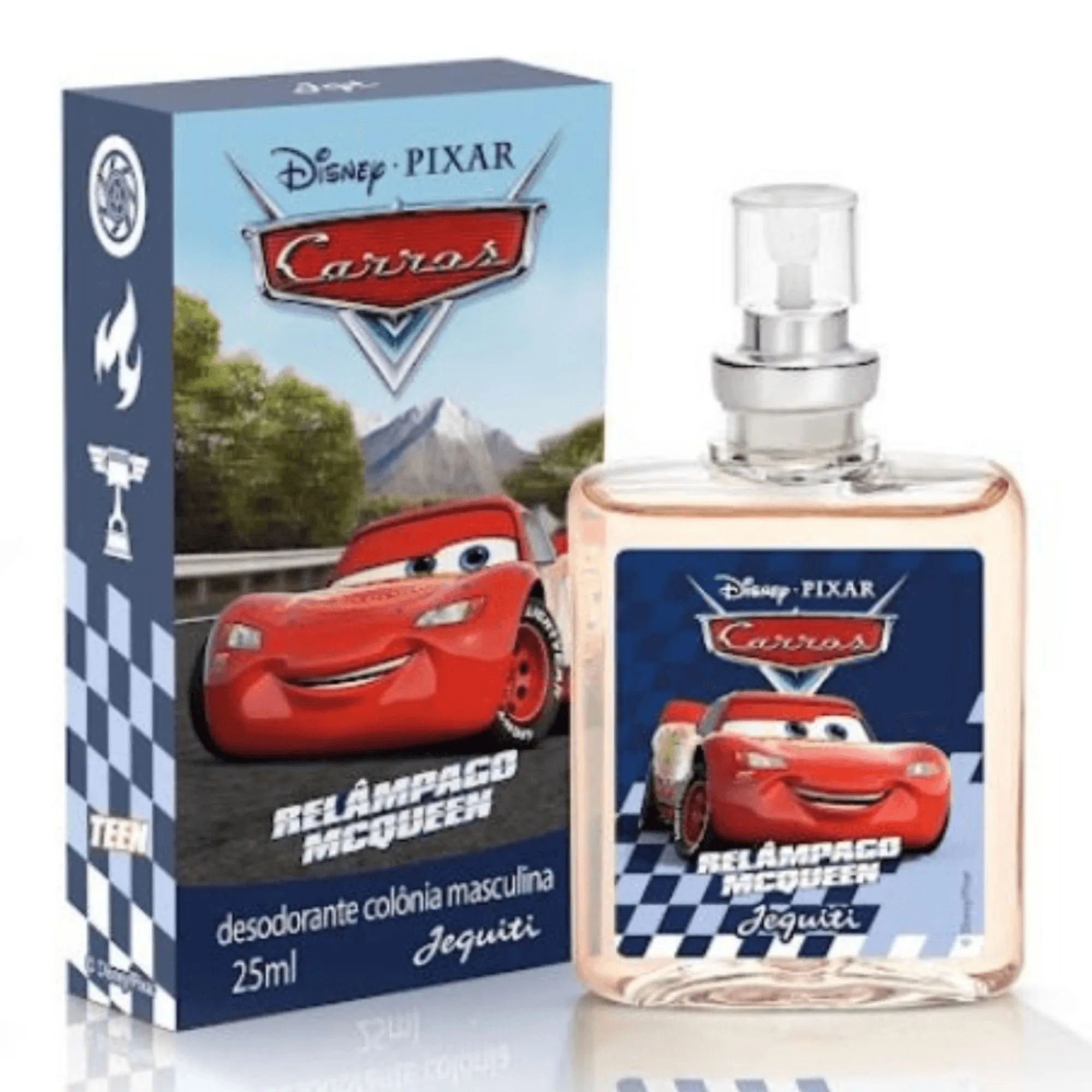 Colônia Jequiti Disney Carros Relâmpago Mcqueen 25ml