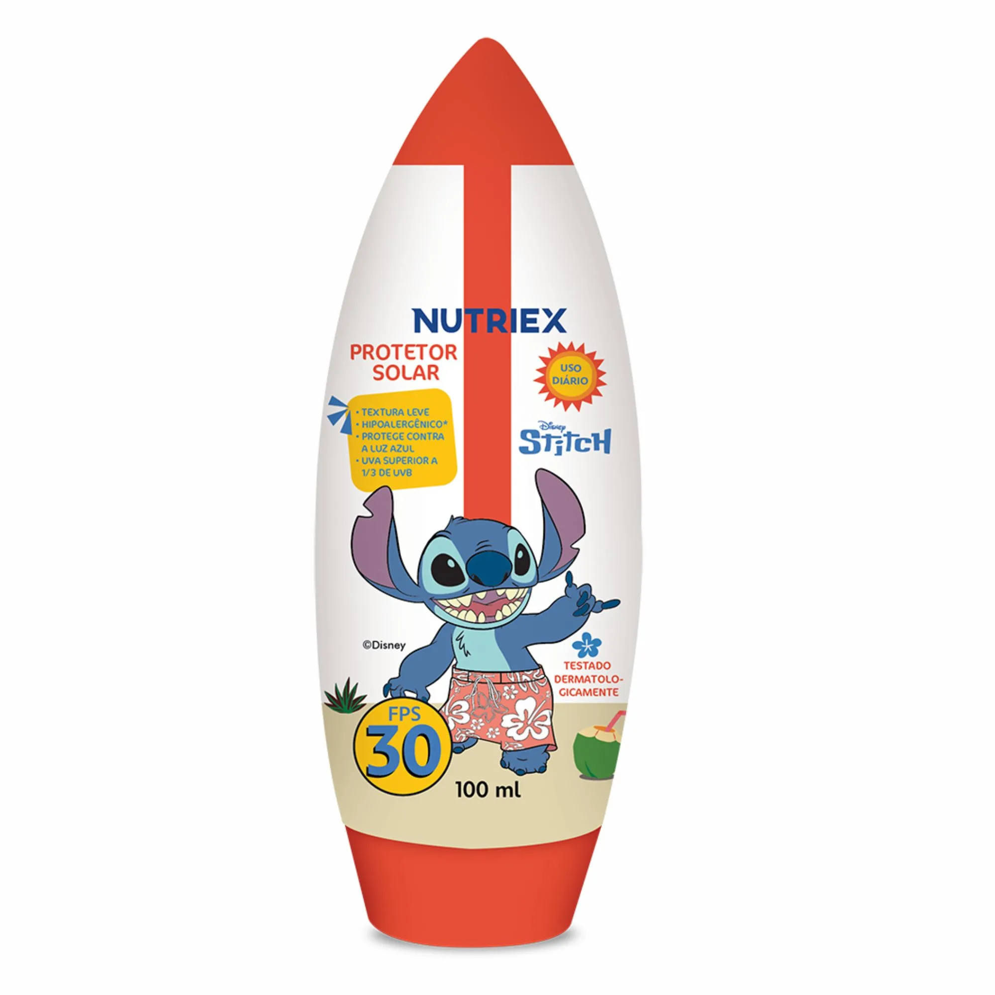 Protetor Solar Kids Nutriex Stitch Fps30 100ml