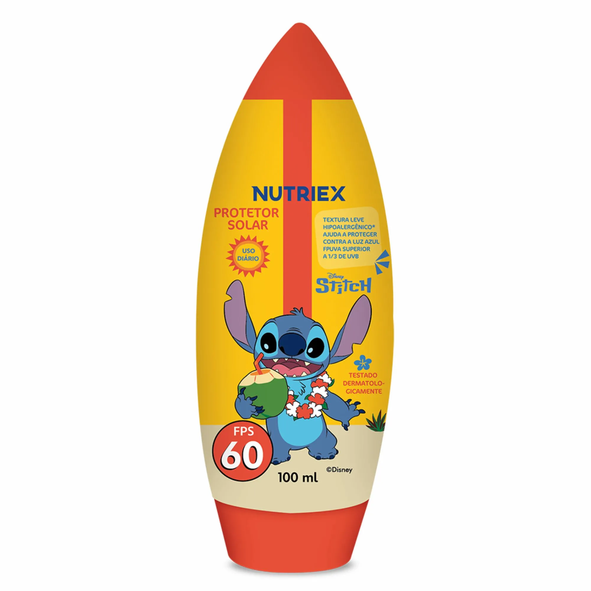 Protetor Solar Kids Nutriex Stitch Fps60 100ml
