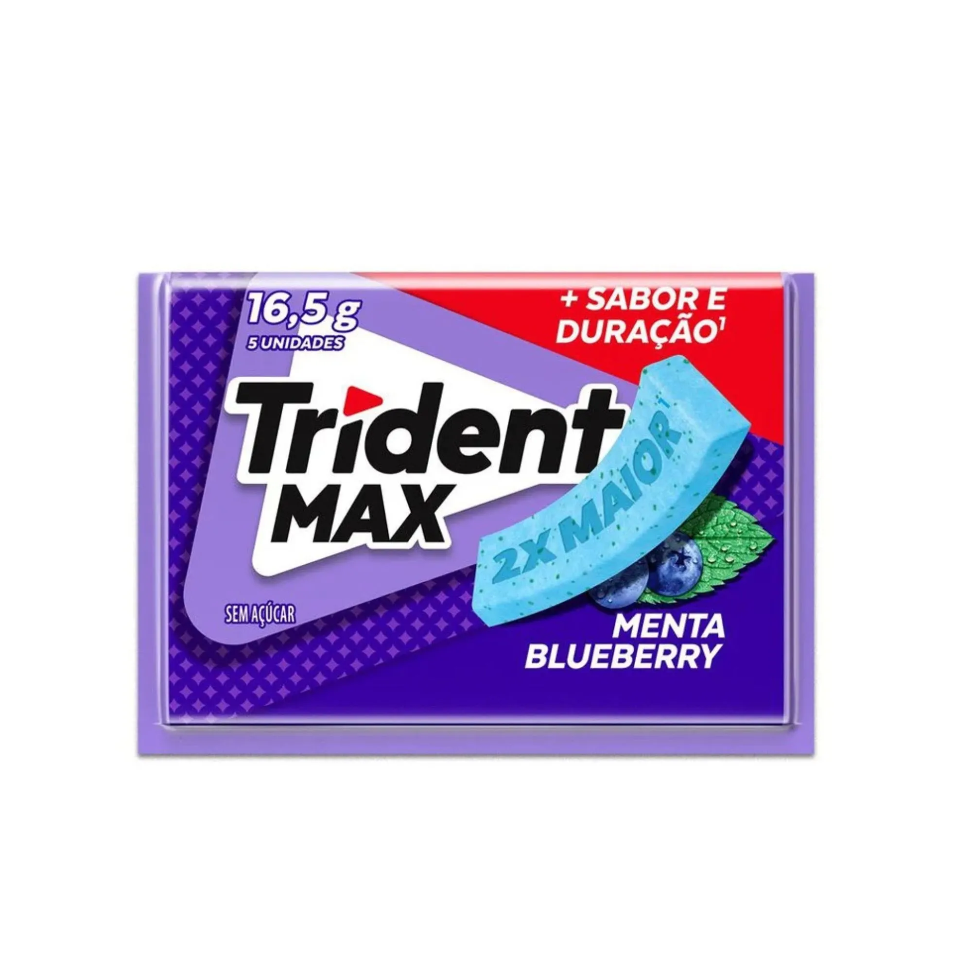Trident Menta Blueberry 5 Unidades