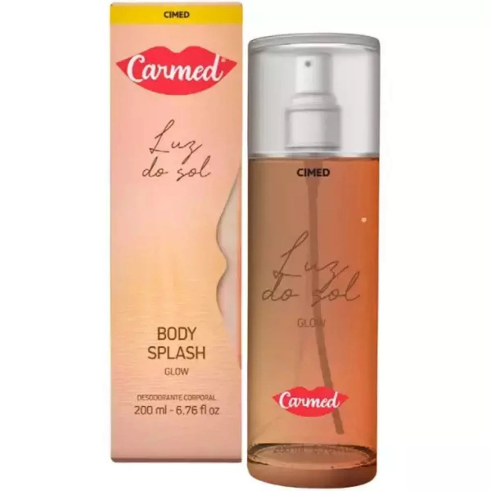 Body Splash Hidratante Corpo E Cabelo Luz Do Sol Carmed - 200ml