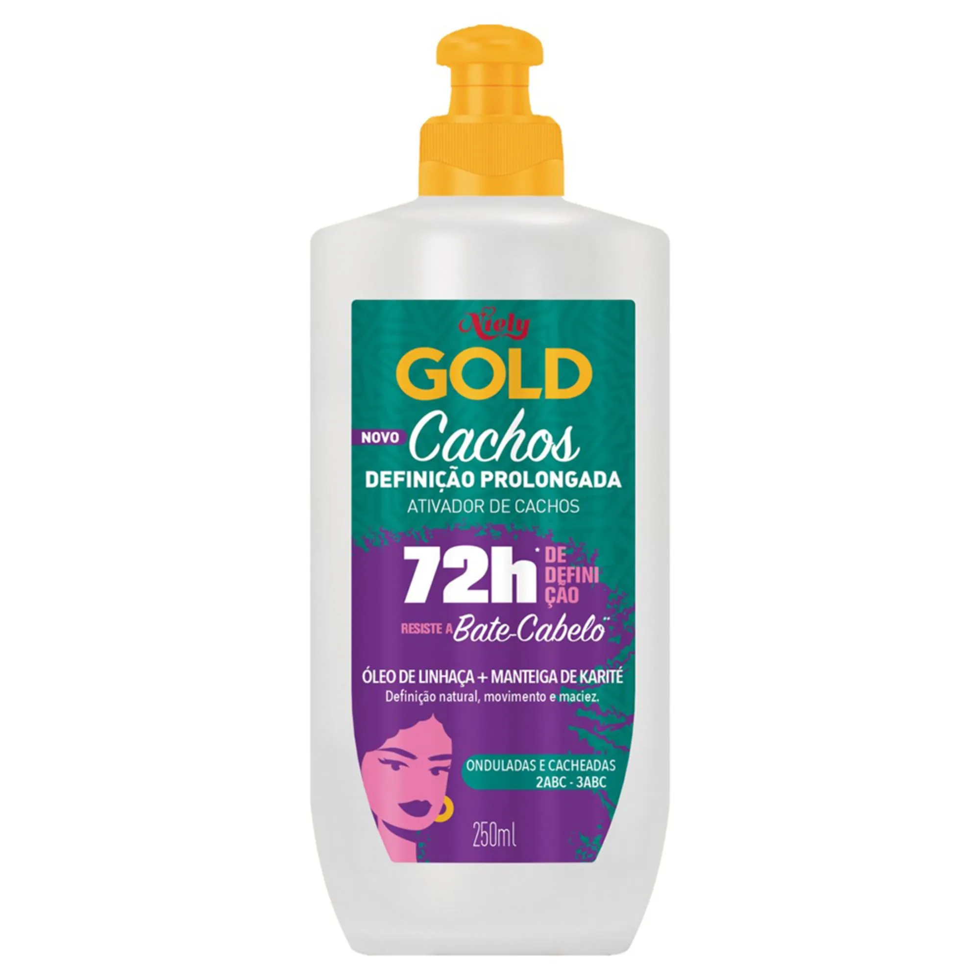 Ativador De Cachos Niely Gold 250ml