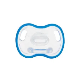 Chupeta de Silicone Neopan Azul Silicone Bico Ortodôntico Nº2 +6 Meses - 1 Unidade