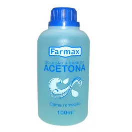 Removedor de Esmalte à Base Acetona Farmax 100ml