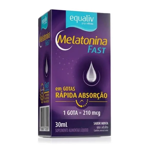 Melatonina Fast Gostas Menta 30ml