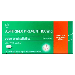 Aspirina Prevent 100mg - 30 Comprimidos - Bayer
