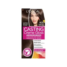 Tintura de Cabelo Casting Creme Gloss 400 Castanho Natural L'Oréal Paris 1 Unidade